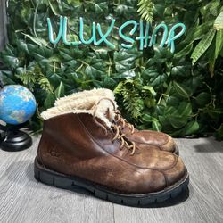 UGG Leather Chukka Boots Mens Size 12 Distressed Model 5484 Brown Leather