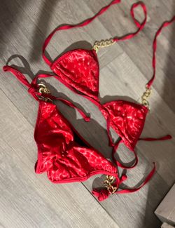 Red Chain Bikini 