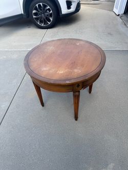 Round vintage table