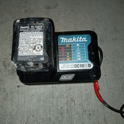 10.8=12v Lion Battery And Charger Makita 