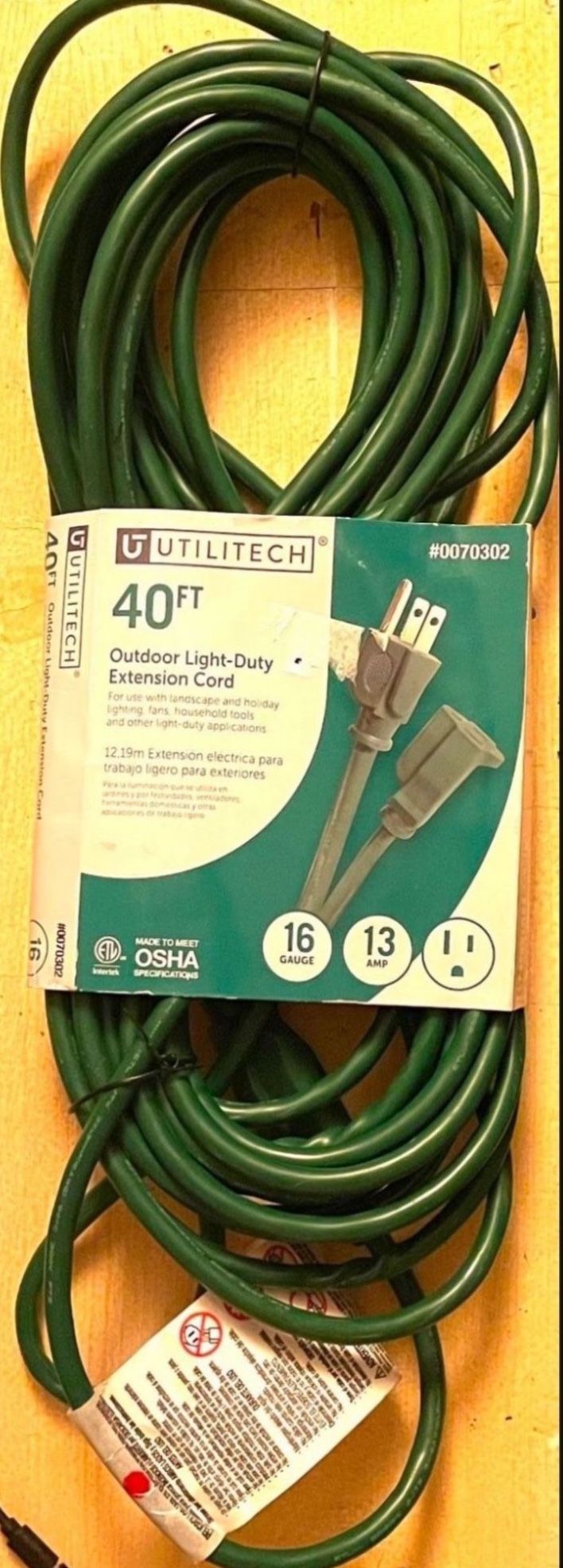 40ft Extension Cord *NEW*