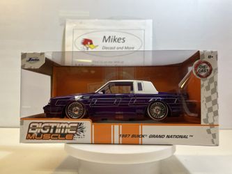 1987 Buick Grand National Diecast Model Car in 1/24 Scale by Jada, NIB