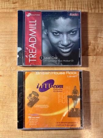 2 New iFIT CD - Treadmill(Rock) Level 1 and British House Rock Level 1