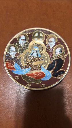 Vintage Japanese decorative trinket dish