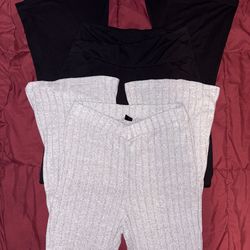 womens flared leggings size M ($2 each)