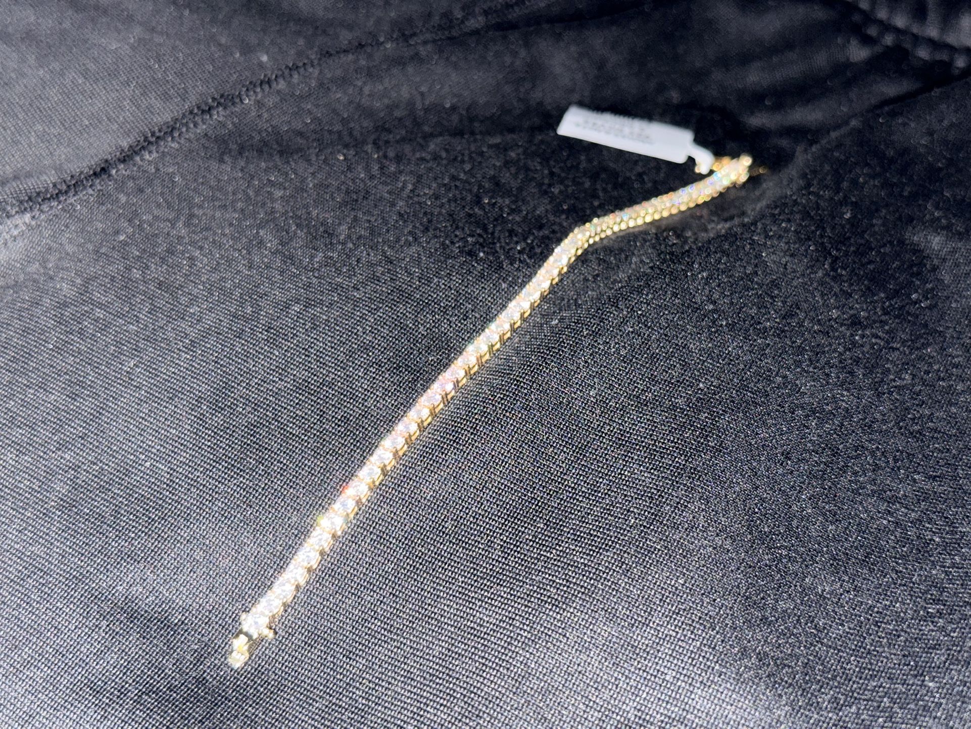 6.5” Honey gold tennis Bracelet