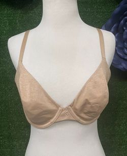 Victoria Secret  unlined semi demi  beige bra size 32DD