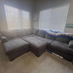 Sectional Couch & Ottoman