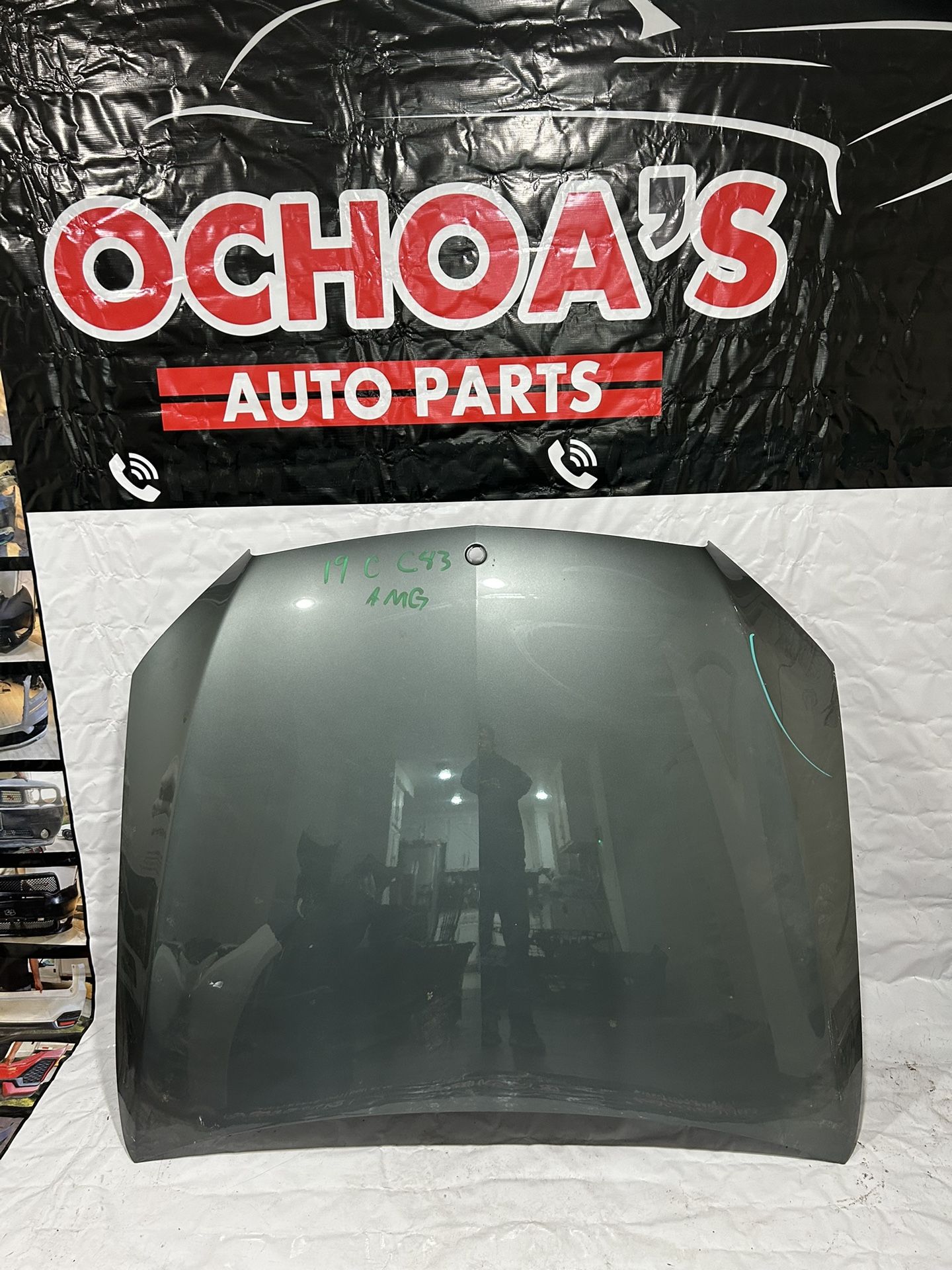 Mercedes benz c300 c350 c43 c63 c class hood 2015 and 2016 and 2017 and 2018 and 2019 and 2020 and 2021 