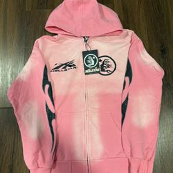 Small Pink Hellstar Zip-up. Brand New