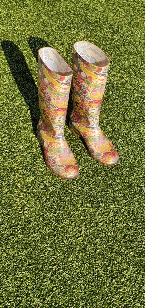 Coach rain boots 