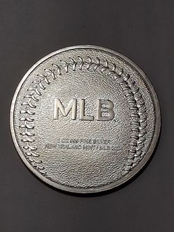 1 Oz Silver Round MLB by New Zealand Mint