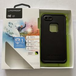 iPhone 8, SE 2nd & 3rd generation - LifeProof Frē Case - Black/Green - New