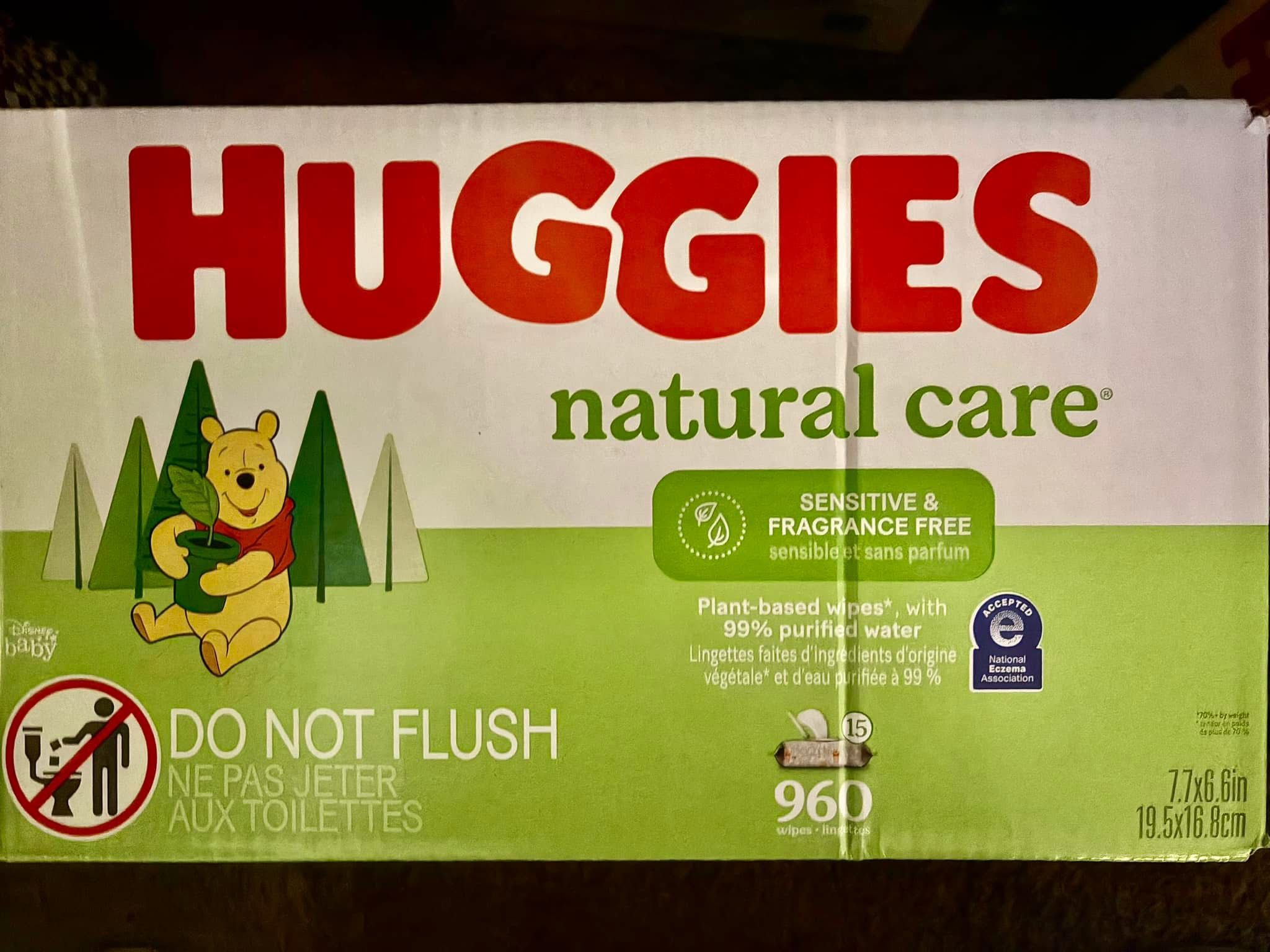 Huggies Wipes - Natural Care - 960 Count
