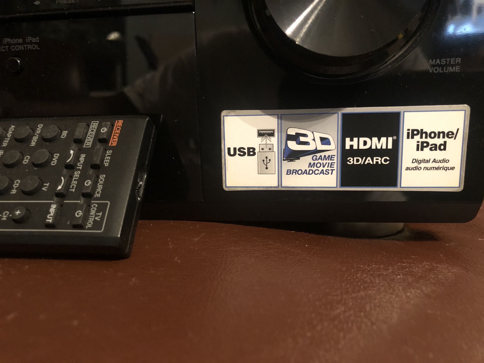 Pioneer VSX-821-K A/V Multi-Channel Stereo Receiver 5.1 HDMI 3D Ready