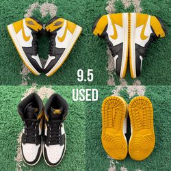 Jordan 1 Retro High Yellow Ochre Size: 9.5