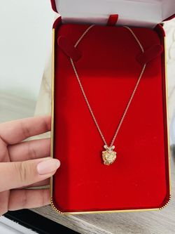 Cadena De oro Rosa Pandora