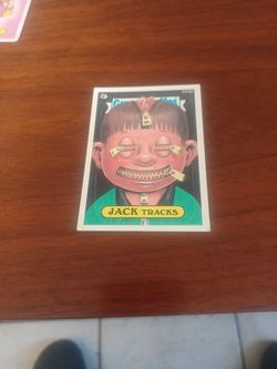 Jack Tracks Garbage Pail Kids