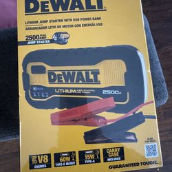 Dewalt jump started power bank