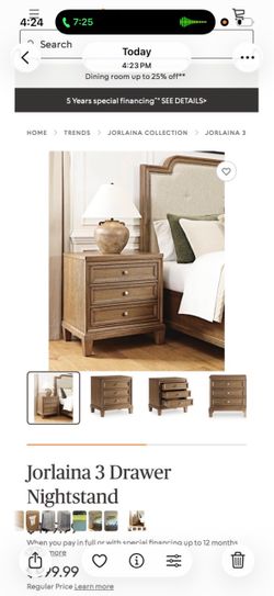 Ashley Furniture Jorlaina Nightstand – Brand New – $250 OBO