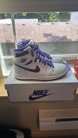 Air Jordan 1 High “Court Purple” – W Size 6.5 – Original Box