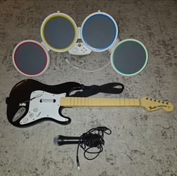 Wii Rock Band Instruments