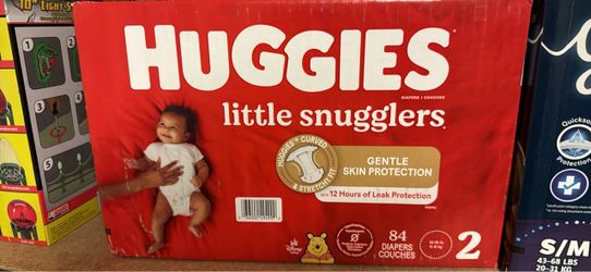 Huggies Little Snugglers Size 2 Diapers 84 Count