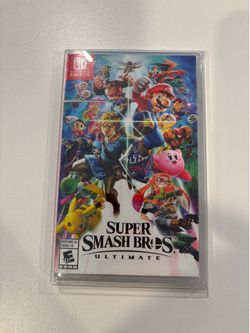 Nintendo Switch Super Smash Bros Ultimate New with Case Protector