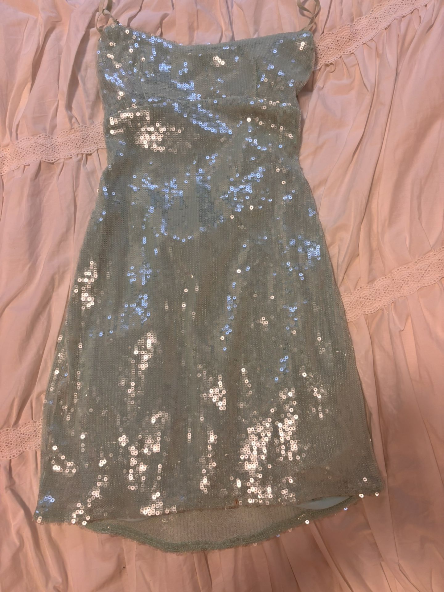 Tiffany Blue Sequin Dress