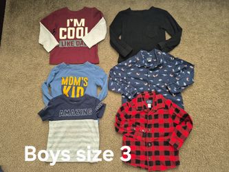 Boys Long Sleeve Shirts Size 3