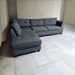 Brand New Dark Grey Sectional In Box 