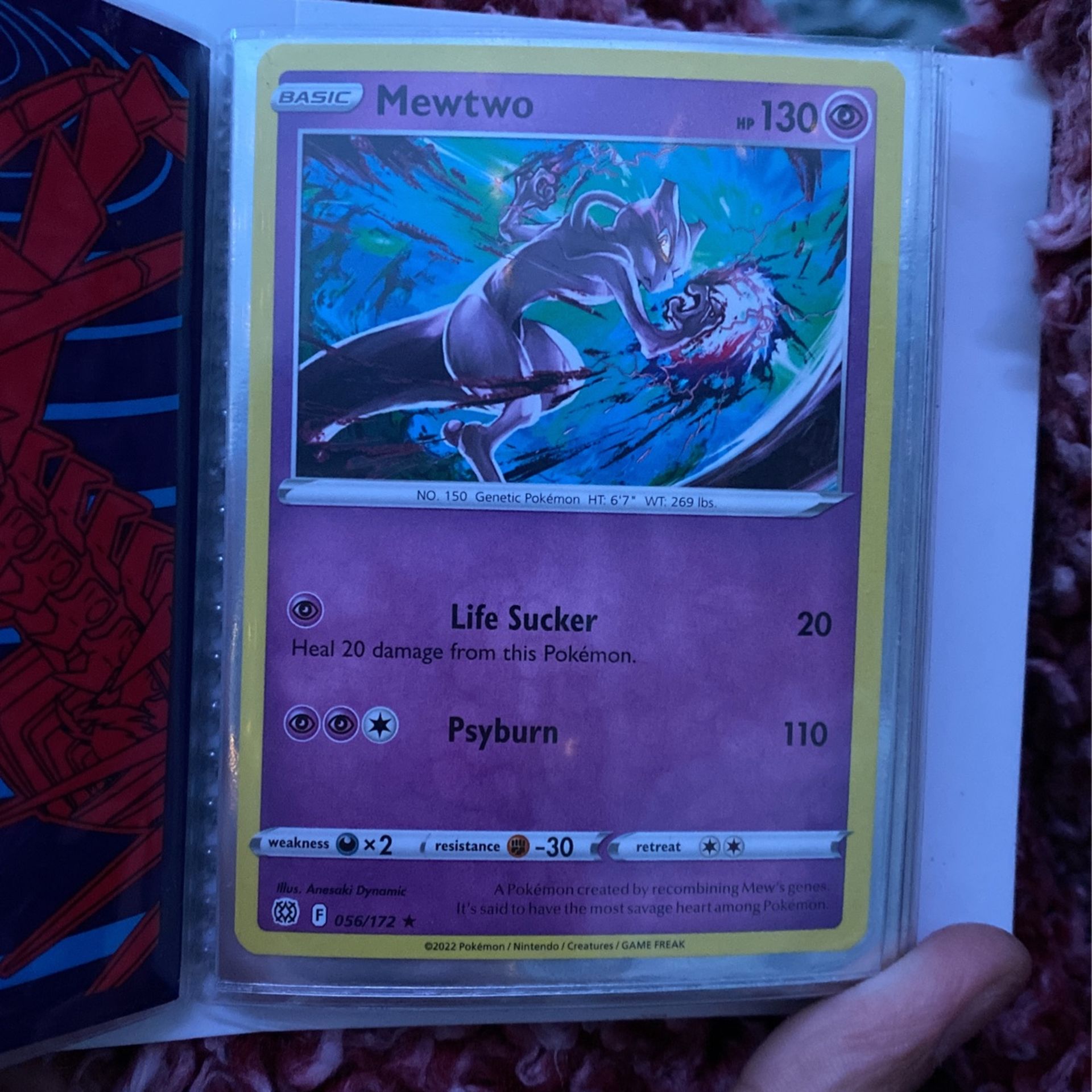 original mewto pokémon card 