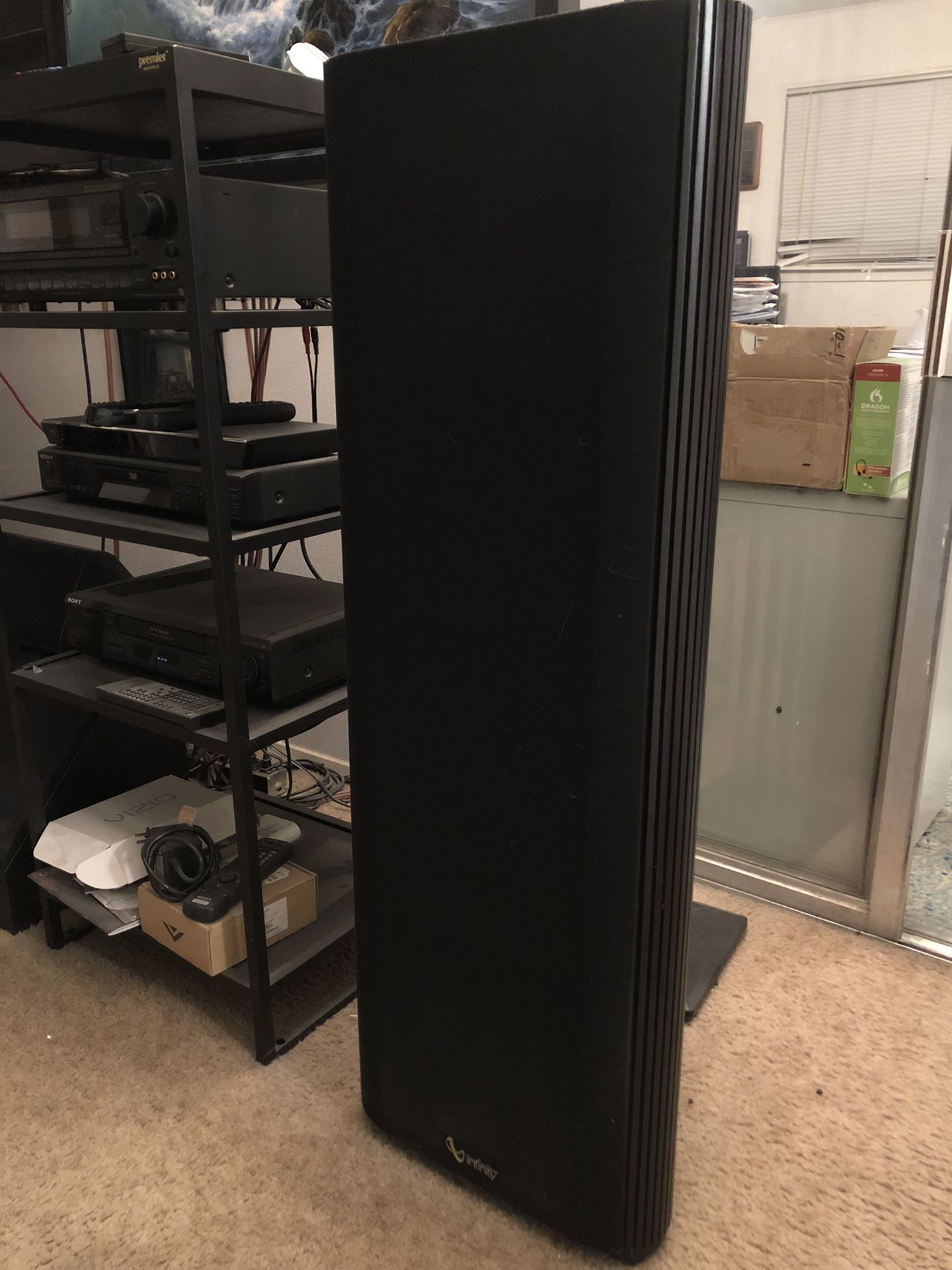 Complete Home Theatre Audio Speakers (6 speakers) - Infinity Kappa speakers and Infinity Subwoofer - Perfect condition