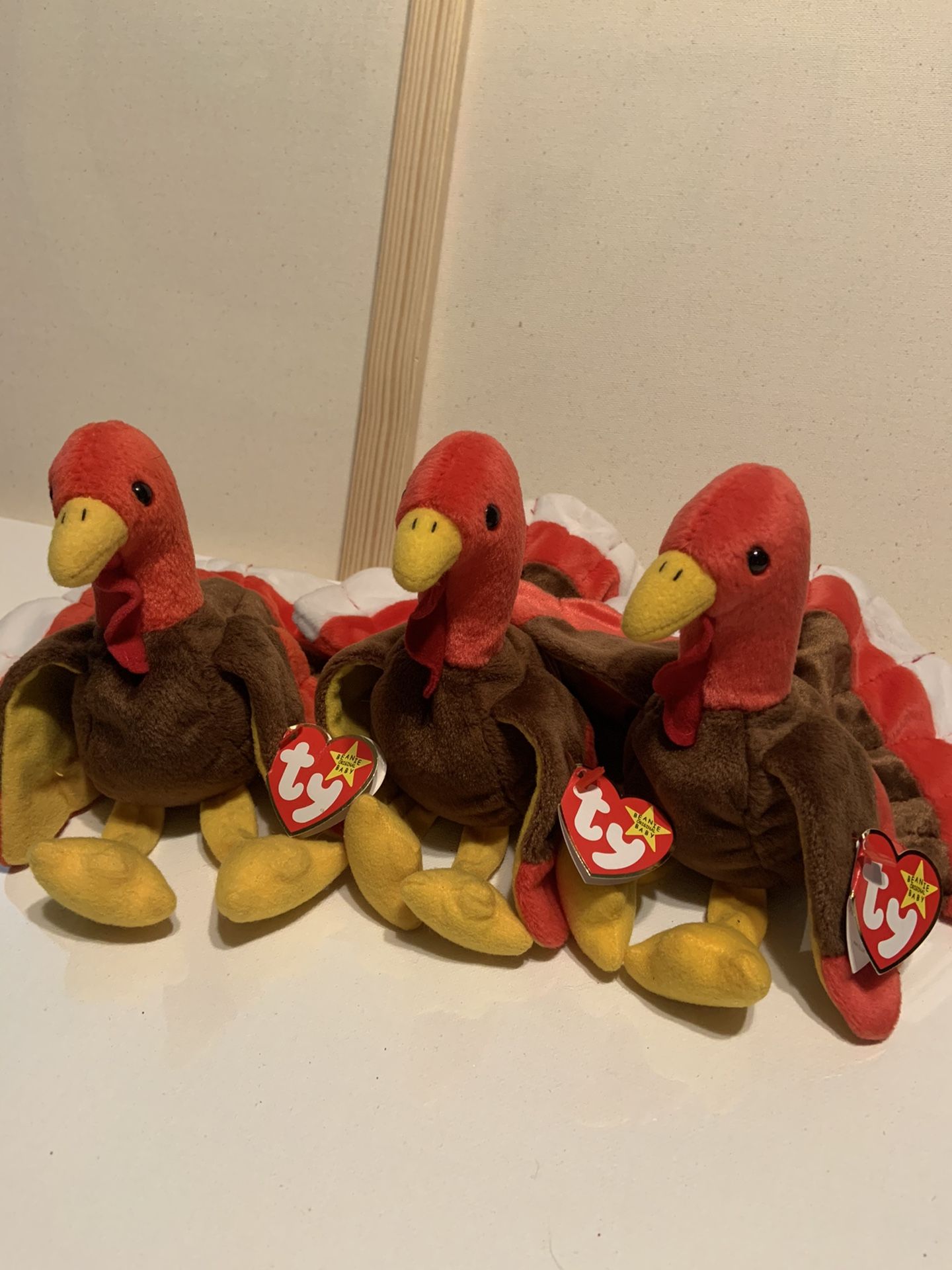 3 ty beanie babies all with tags