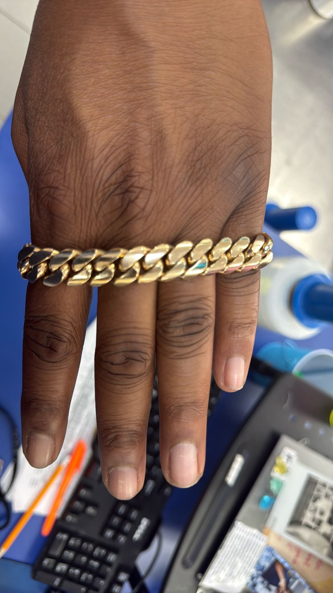 Cuban Link Bracelet 10kYG