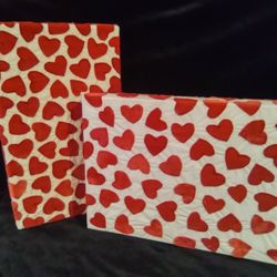 2 Empty DIY Valentine Boxes ❤️ 