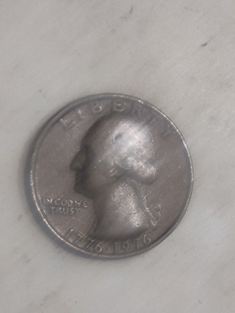 1(contact info removed) Bicentennial Quarter Toned Charcoal In Color