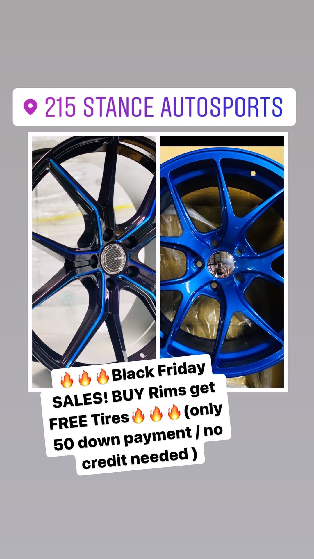 🔥🔥🔥Black Friday SALES! BUY Rims get FREE Tires🔥🔥🔥(only 50 down payment / no credit needed )