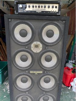 Behringer bass cab and amp