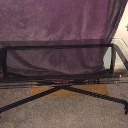 Glass Coffee Table Set 