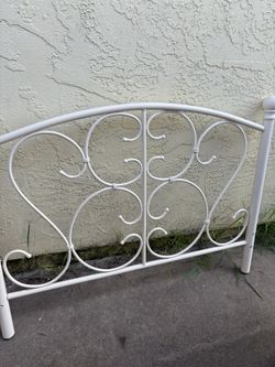 Vintage Twin Size Headboard & Footboard – Includes Rails (Not Pictured)