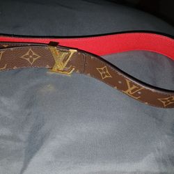 Authentic Louis Vuitton Leather Belt Size 85/34