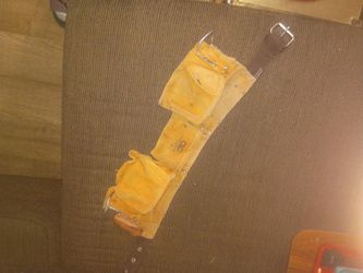 Custom leather crafted cLc tool belt