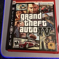 Grand Theft 4 PS3 Game 