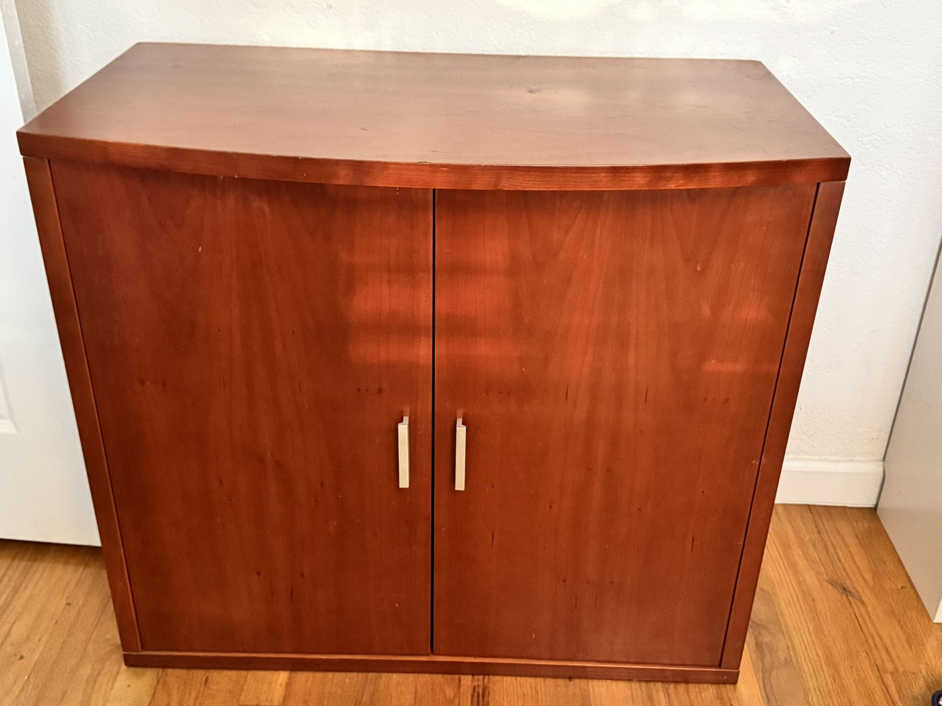 Eurostyle wood storage cabinet