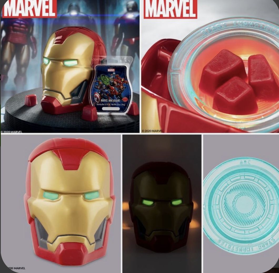 Iron Man Scentsy Wax Warmer (brand New In Box)