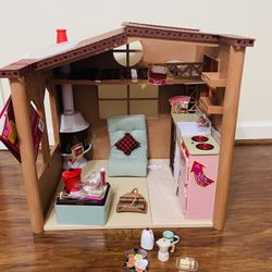 Our Generation Cozy Cabin Dollhouse Playset for 18" Dolls