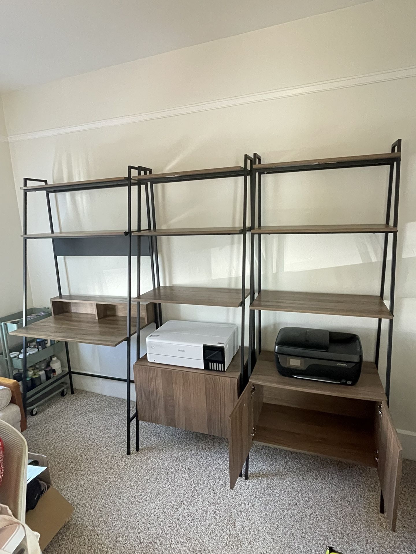 Ladder Shelving & Desk unit
