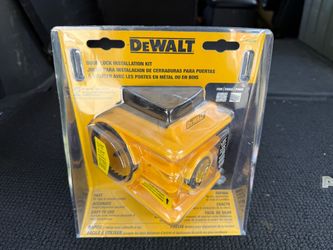DeWalt Door Lock Installation Kit
