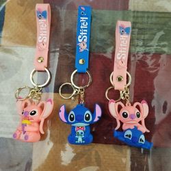 Adorable Stitch & Angel Keychains $4 each